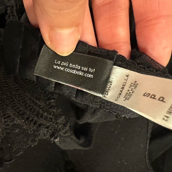 Cosabella black sexy slip size small - Picture 8 of 8